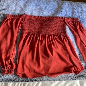 off the shoulder top